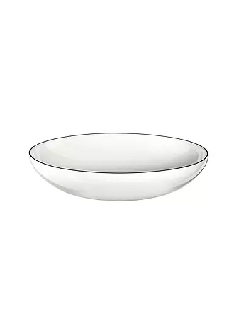 ASA SELECTION | Pasta-/Suppenteller "à table ligne noir" 22cm | 